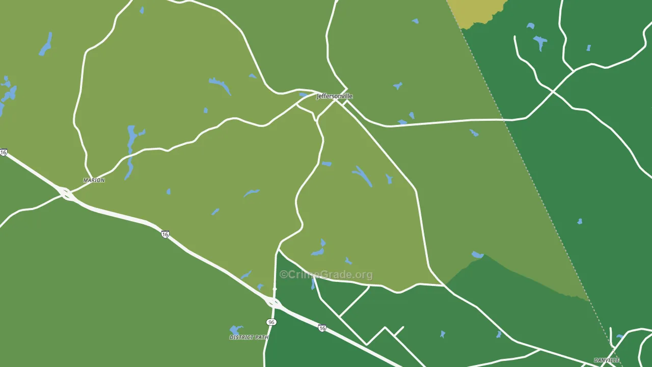 31044, GA Map of Drug-Related Crime Rates