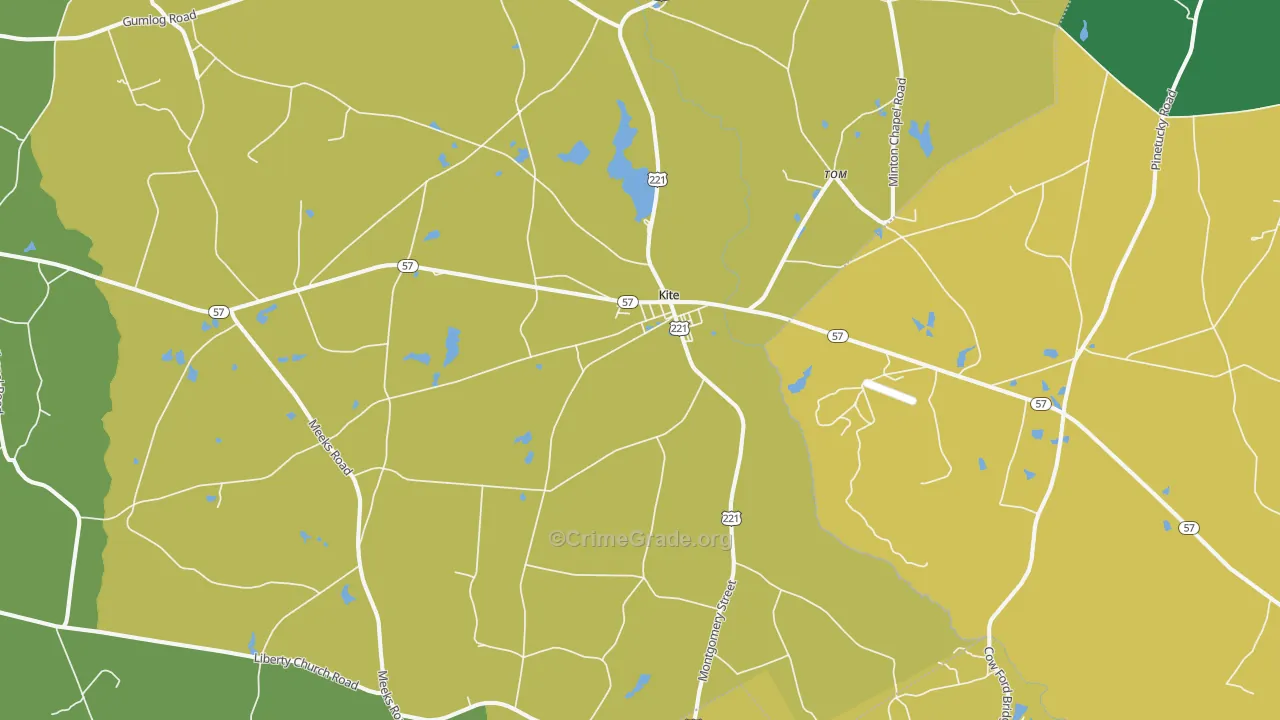 31049, GA Map of Drug-Related Crime Rates