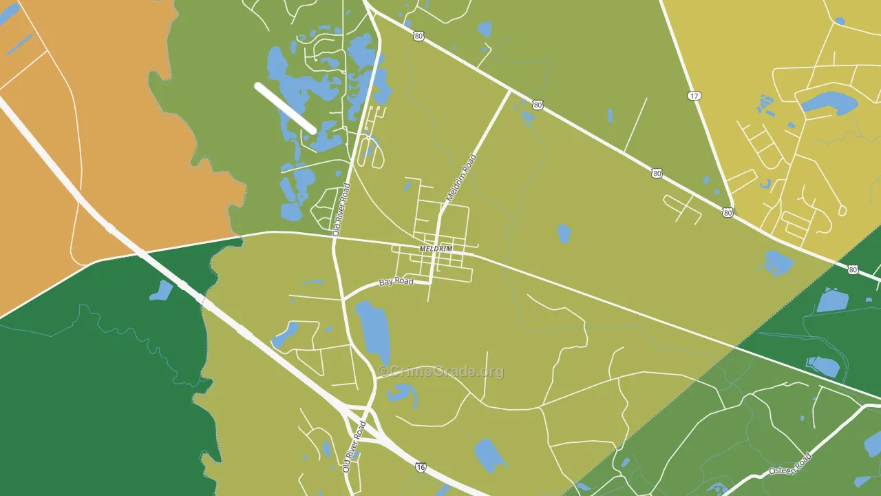 31318, GA Map of Drug-Related Crime Rates