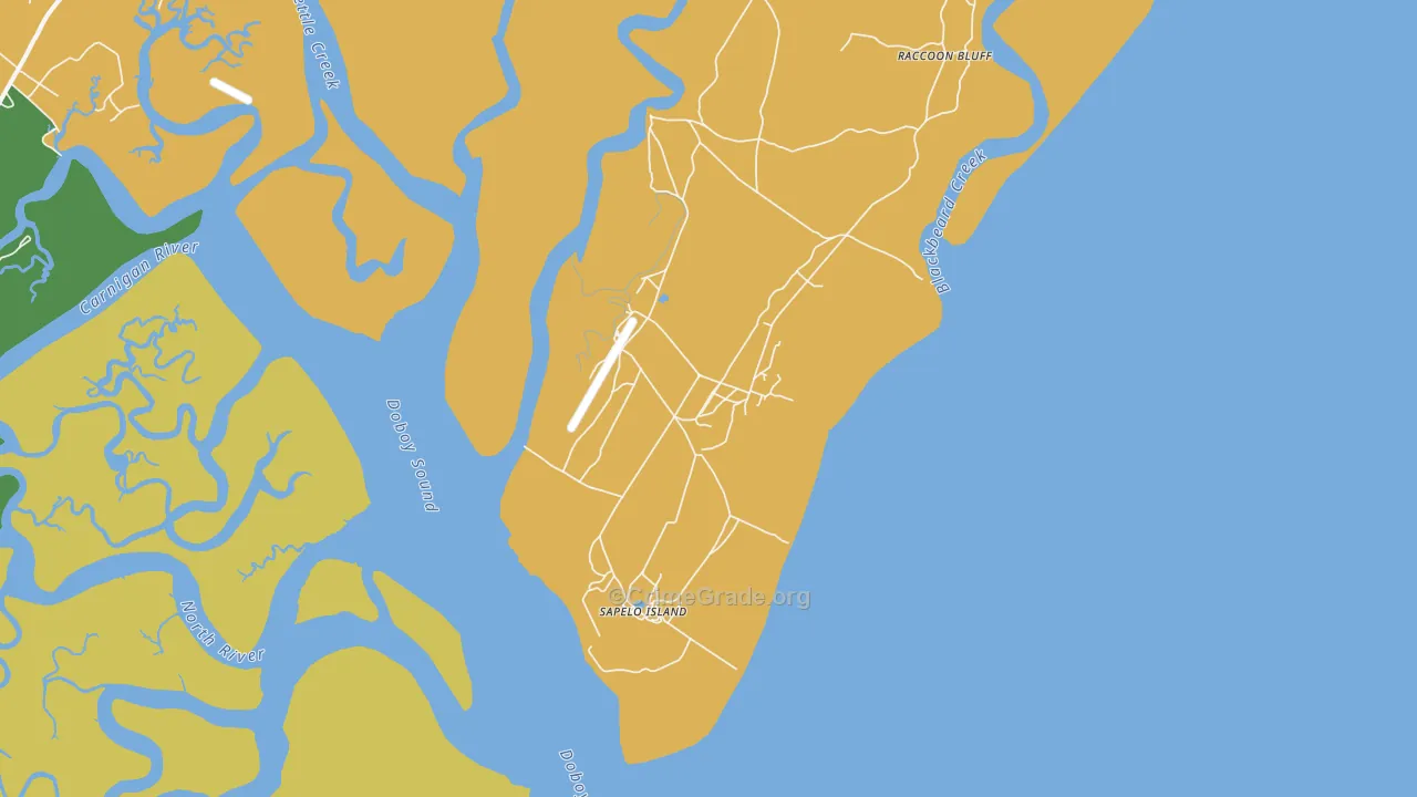 31327, GA Map of Drug-Related Crime Rates
