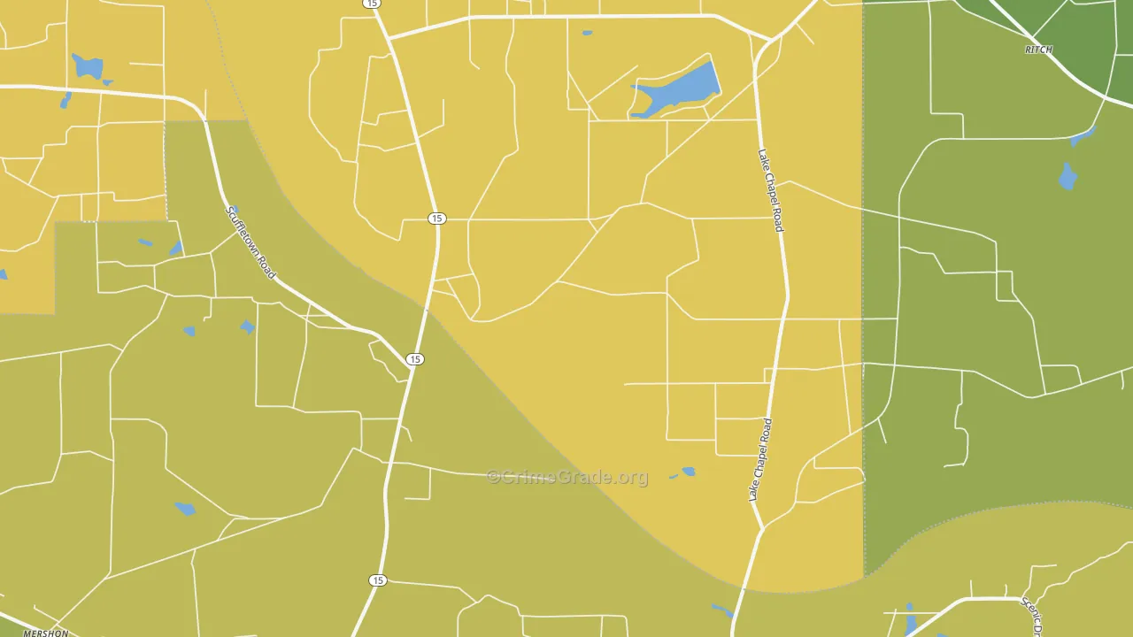 31518, GA Map of Drug-Related Crime Rates
