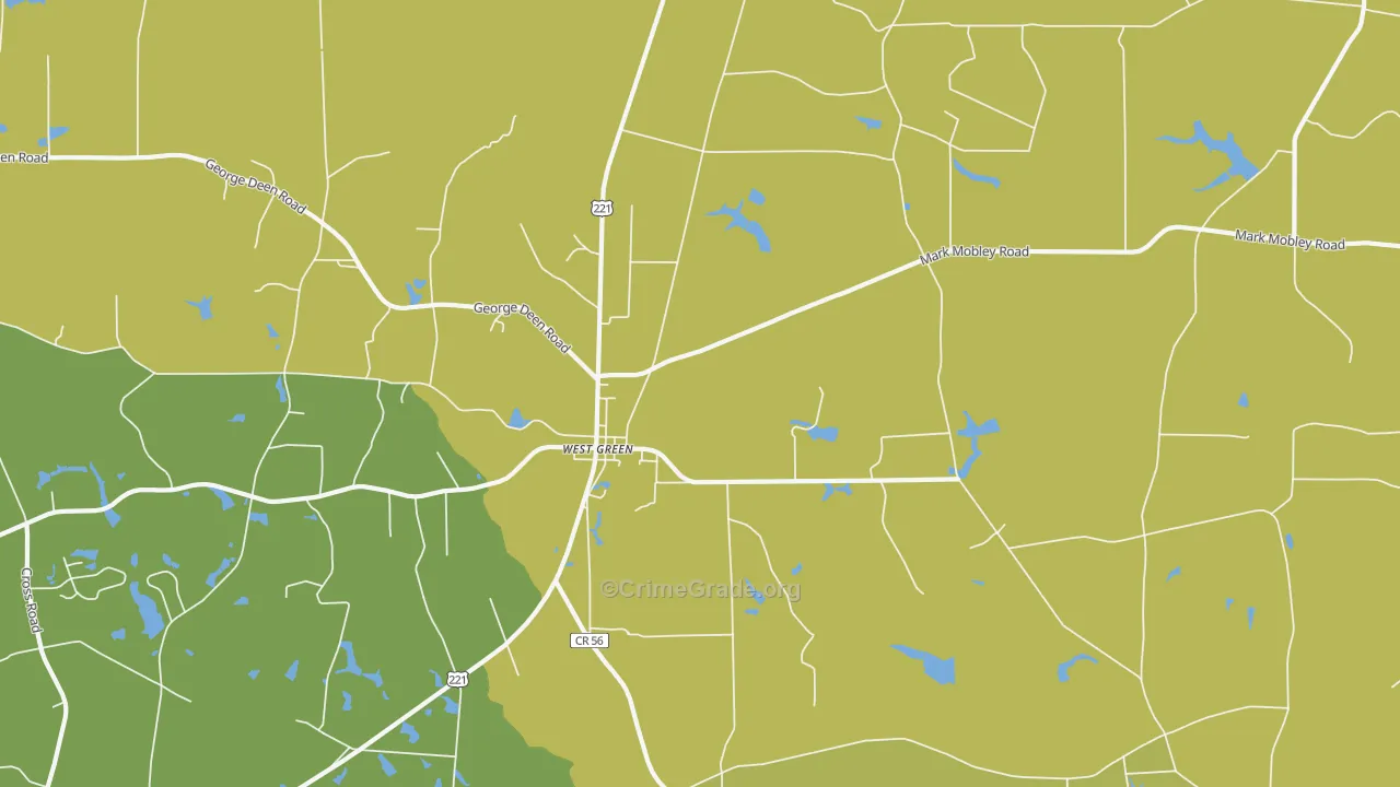 31567, GA Map of Drug-Related Crime Rates