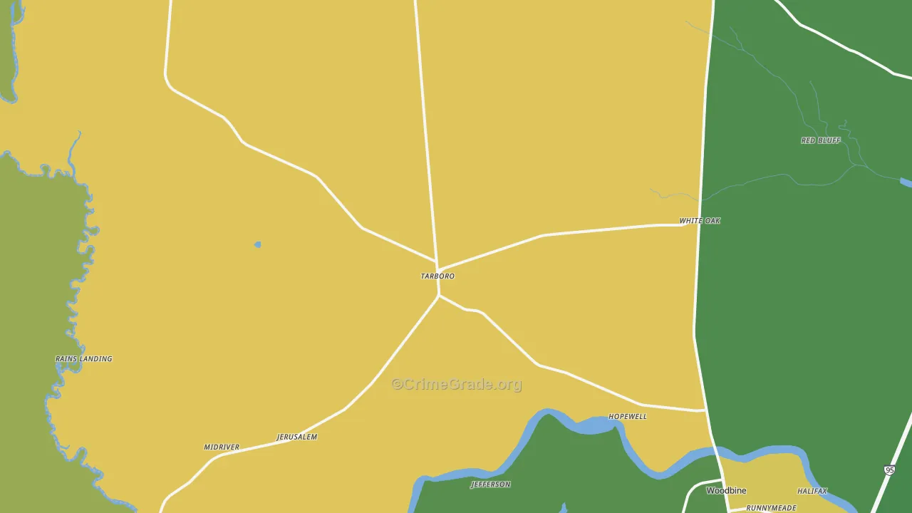 31568, GA Map of Drug-Related Crime Rates