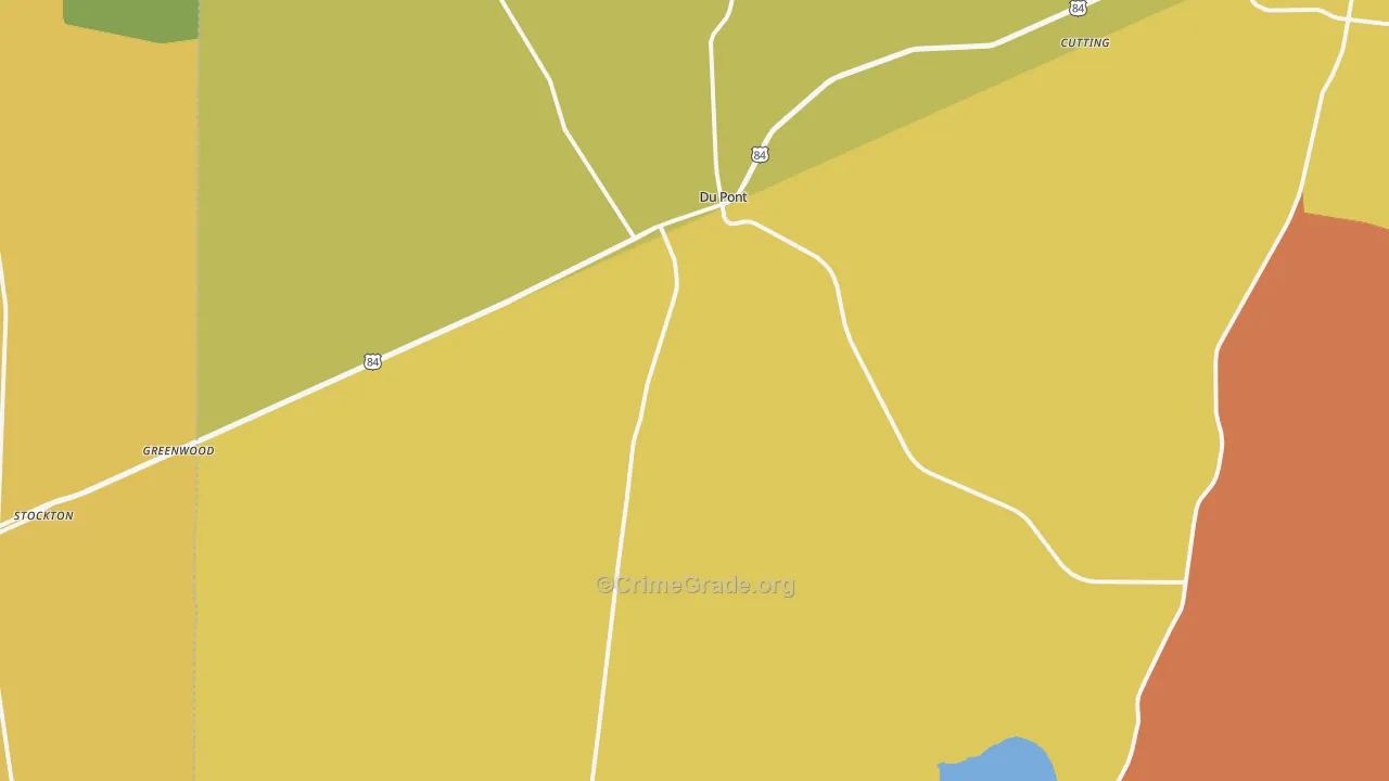 31630, GA Map of Drug-Related Crime Rates