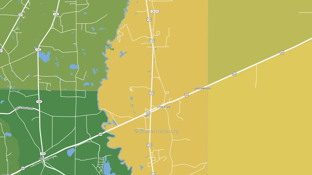 31649, GA Map of Drug-Related Crime Rates
