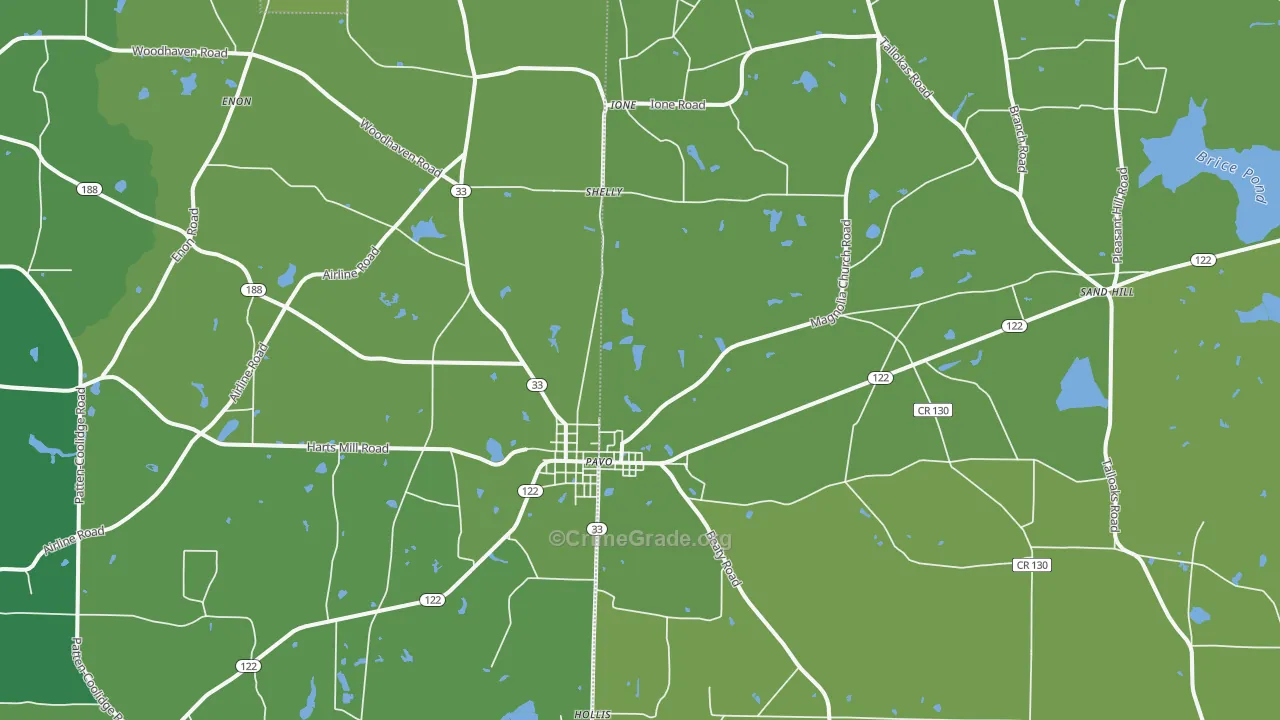 31778, GA Map of Drug-Related Crime Rates