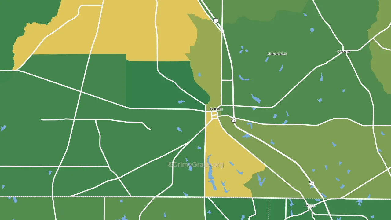 31779, GA Map of Drug-Related Crime Rates
