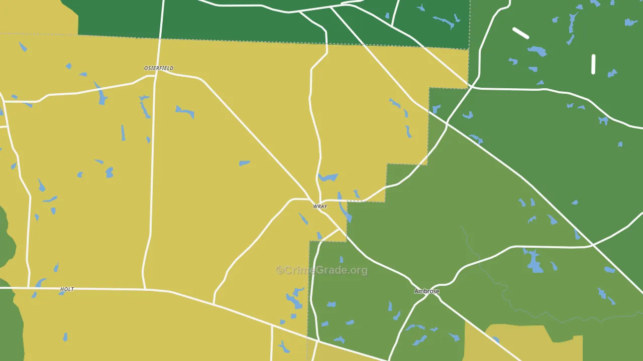 31798, GA Map of Drug-Related Crime Rates