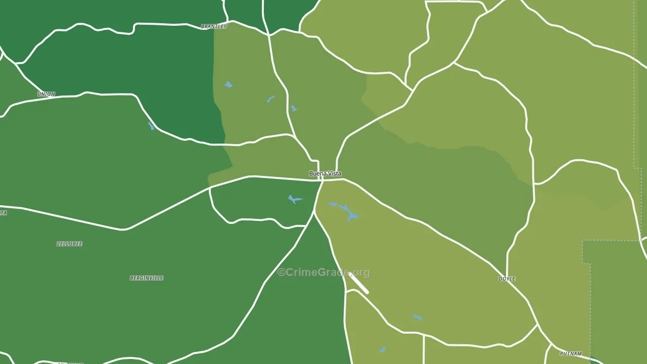 31803, GA Map of Drug-Related Crime Rates