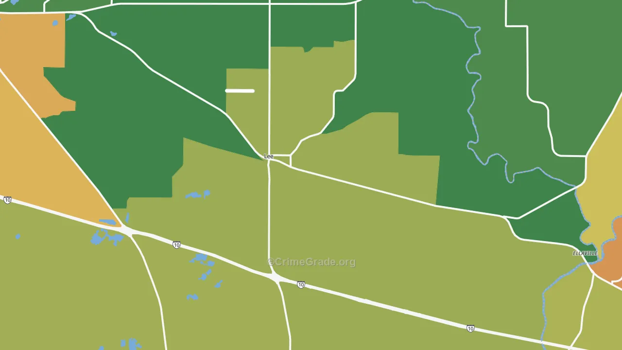 32059, FL Map of Drug-Related Crime Rates