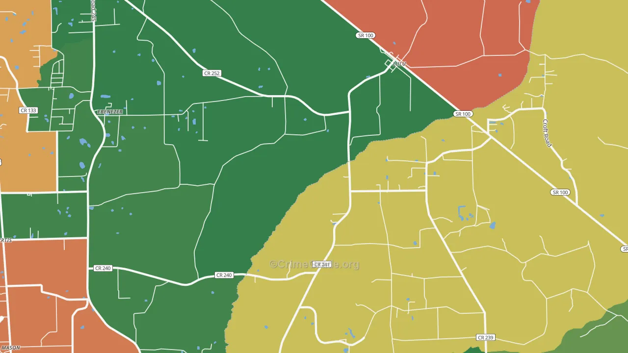 32061, FL Map of Drug-Related Crime Rates