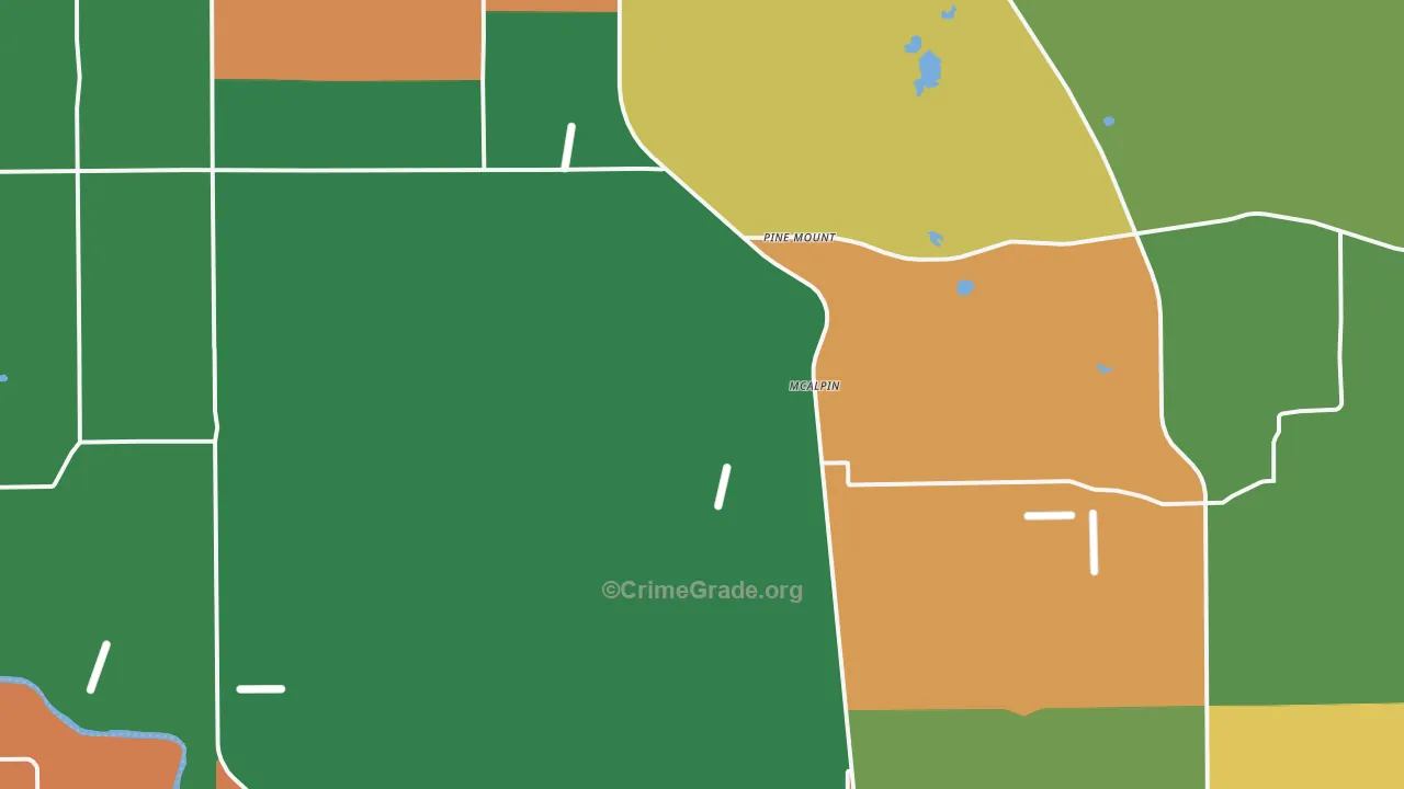 32062, FL Map of Drug-Related Crime Rates