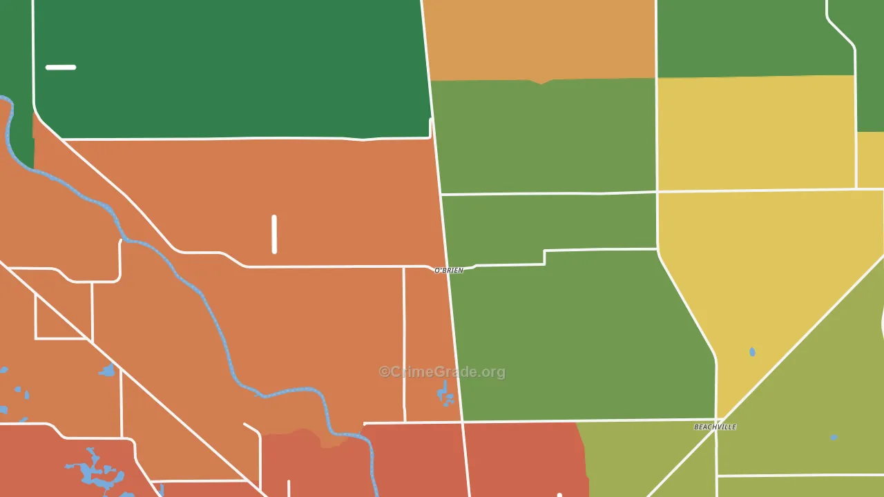 32071, FL Map of Drug-Related Crime Rates