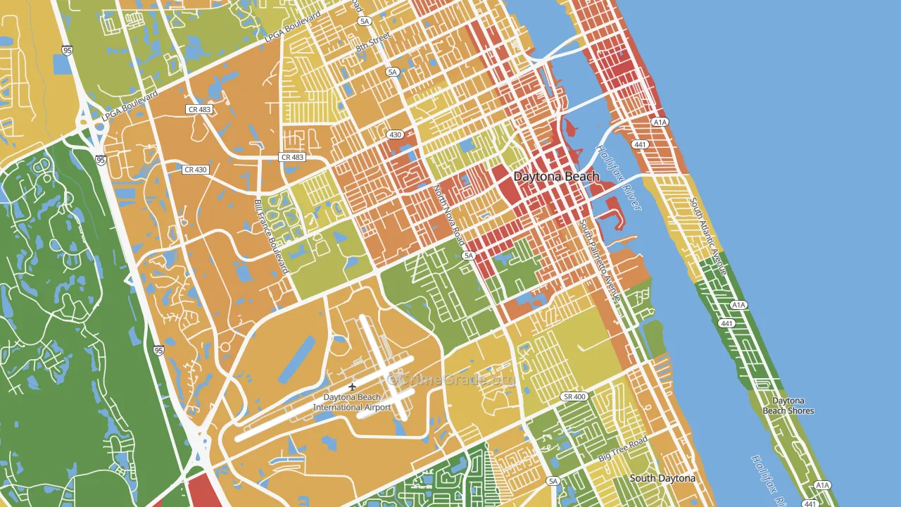 32114, FL Map of Drug-Related Crime Rates
