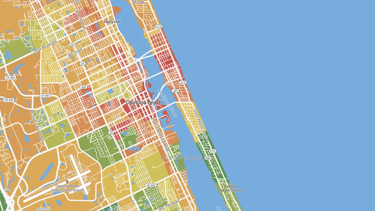 32118, FL Map of Drug-Related Crime Rates