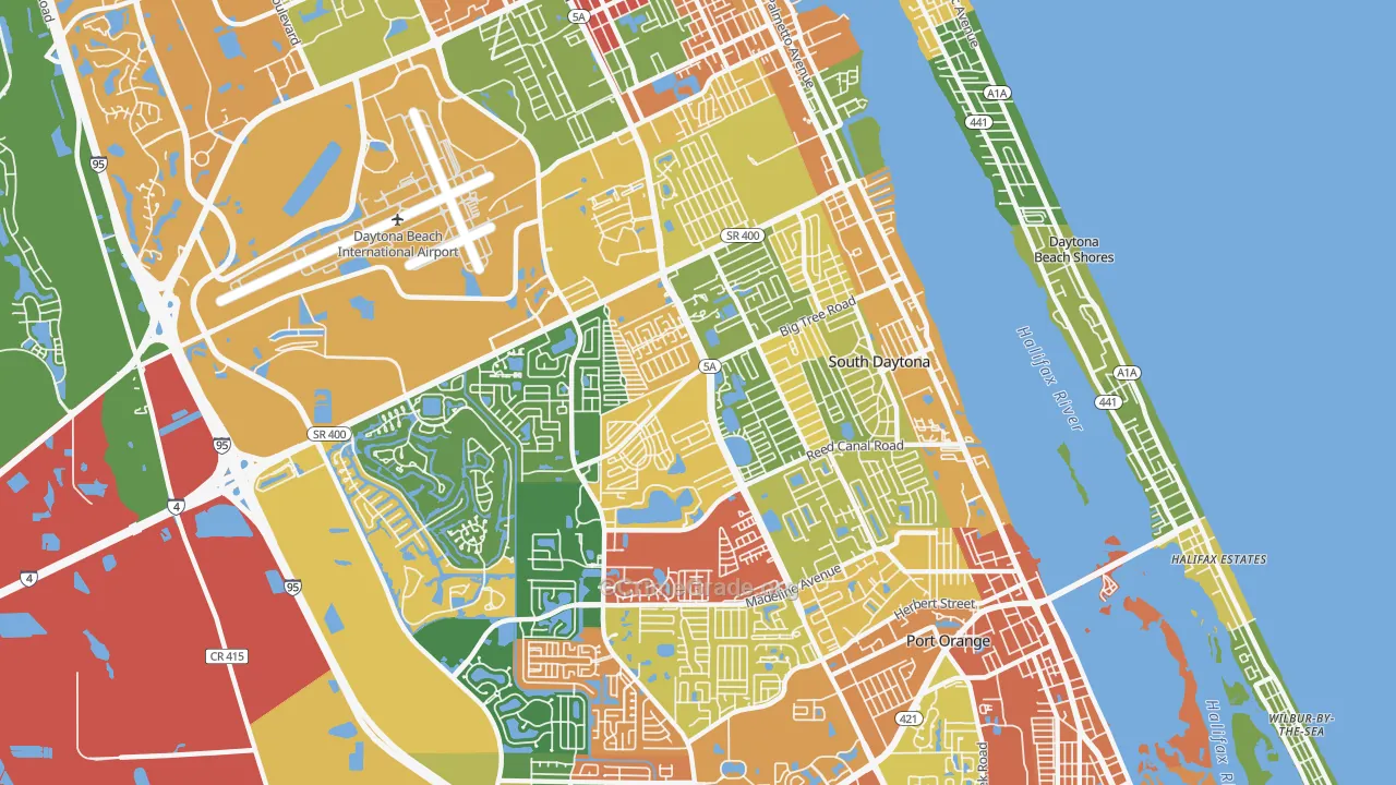 32119, FL Map of Drug-Related Crime Rates