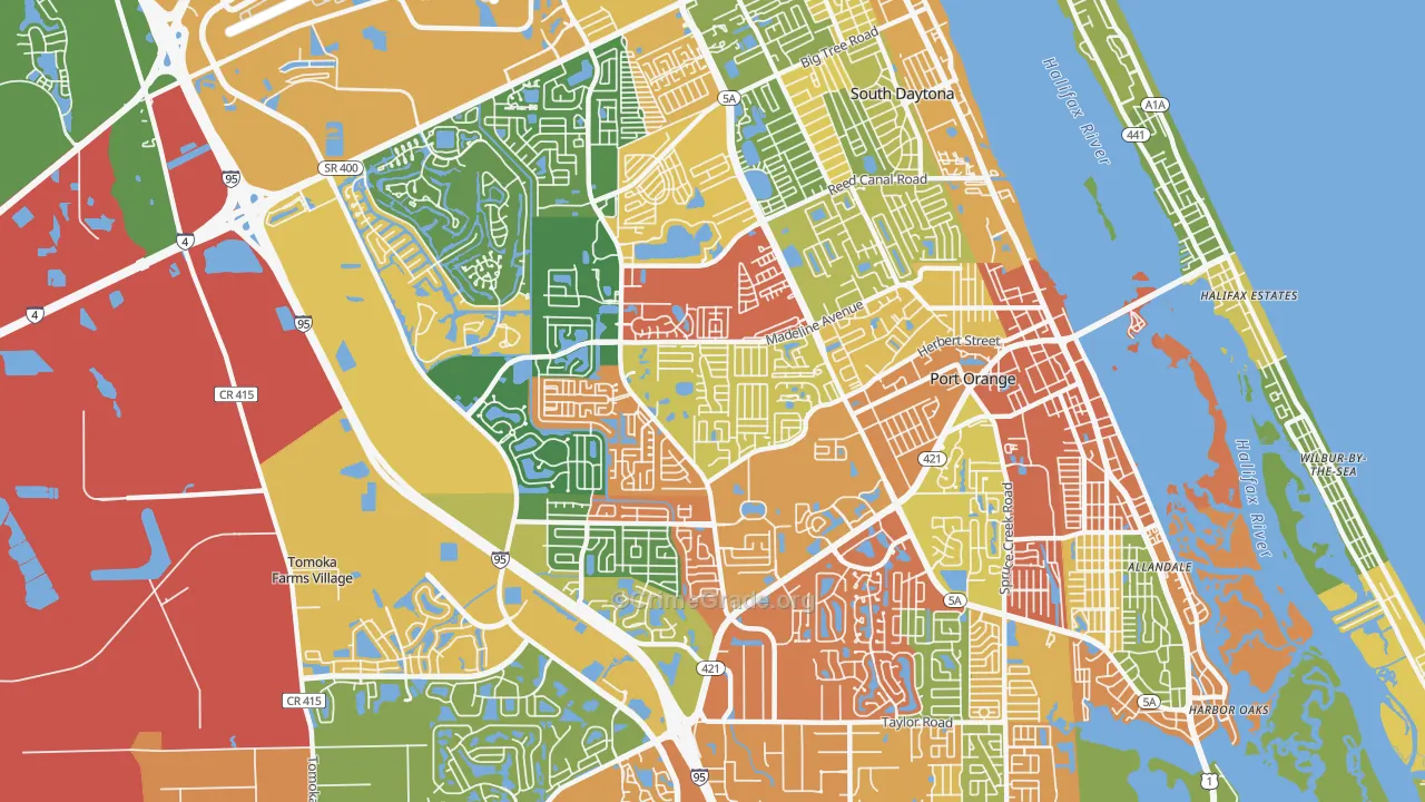 32129, FL Map of Drug-Related Crime Rates