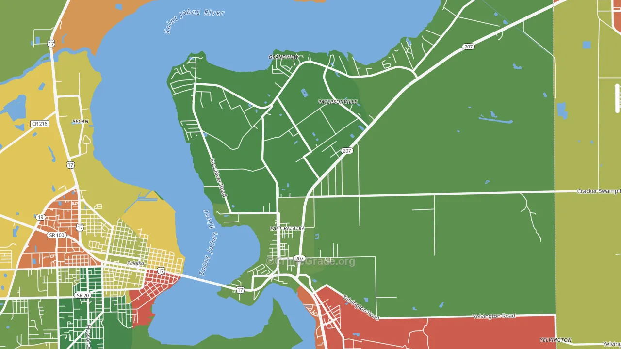 32131, FL Map of Drug-Related Crime Rates