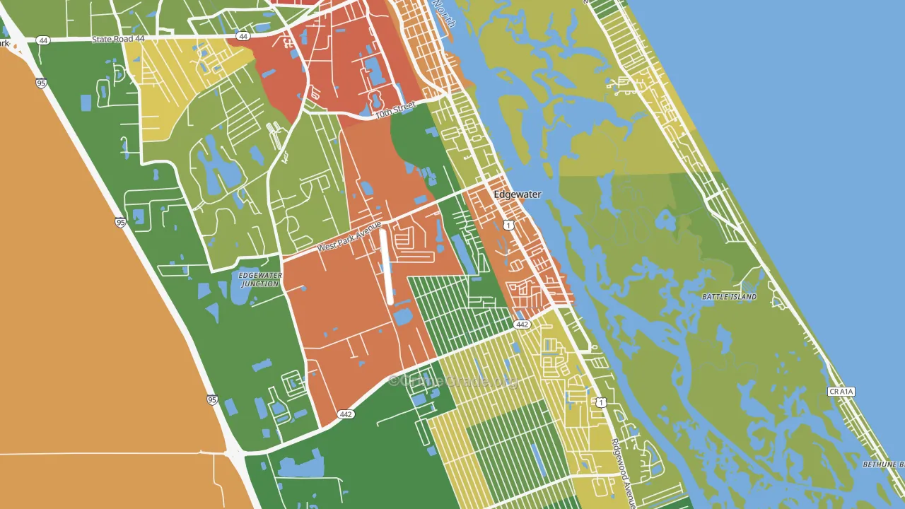32132, FL Map of Drug-Related Crime Rates