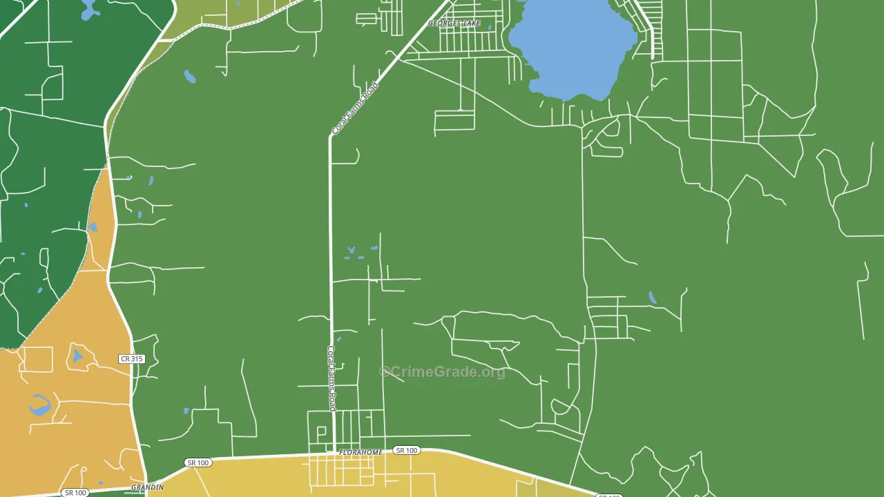 32140, FL Map of Drug-Related Crime Rates