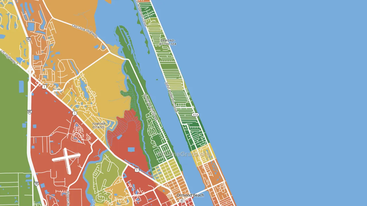 32176, FL Map of Drug-Related Crime Rates