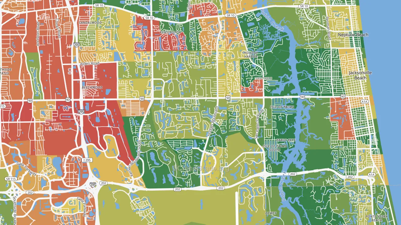 32224, FL Map of Drug-Related Crime Rates