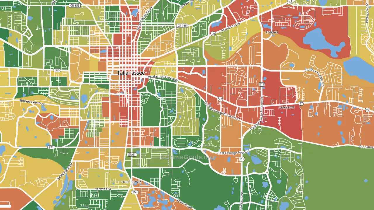 32301, FL Map of Drug-Related Crime Rates