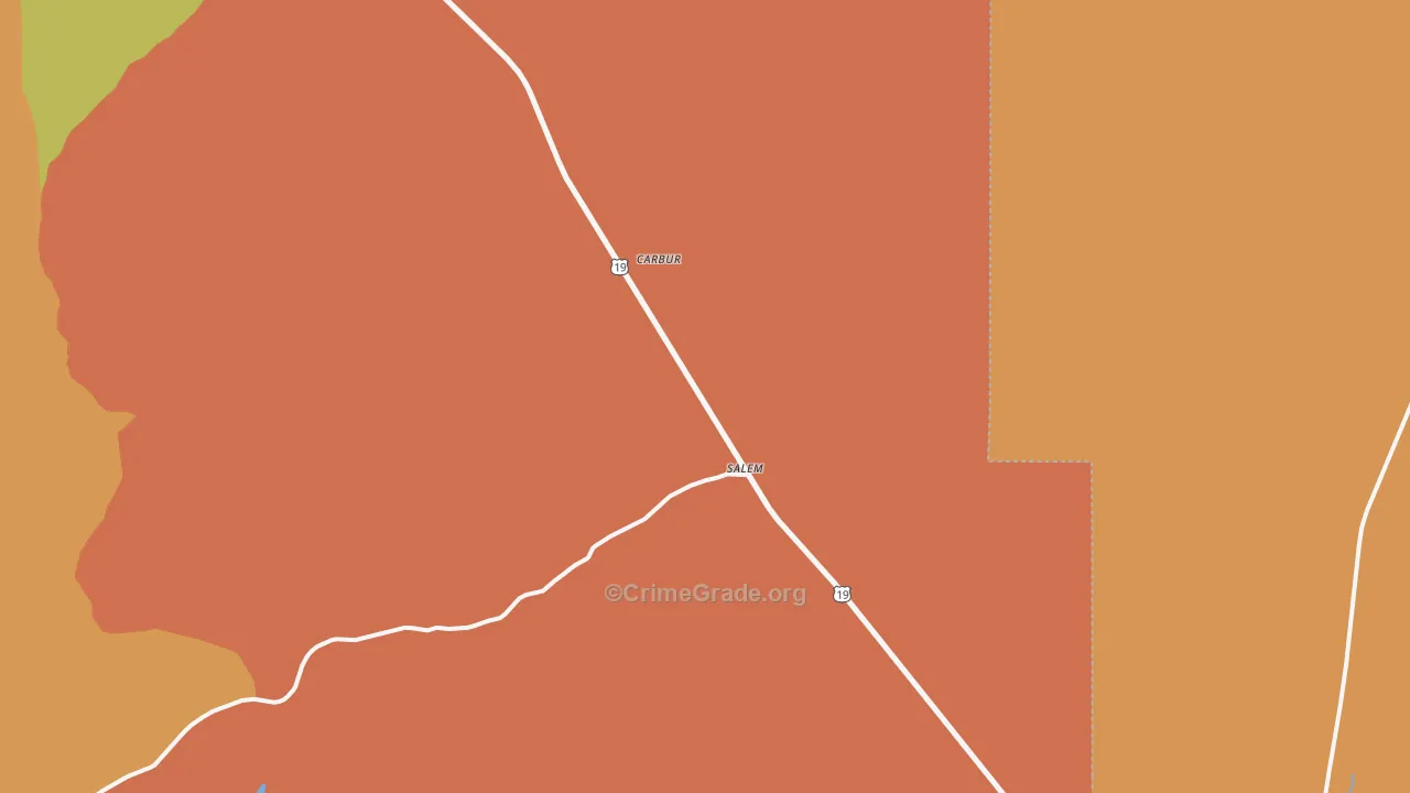 32356, FL Map of Drug-Related Crime Rates