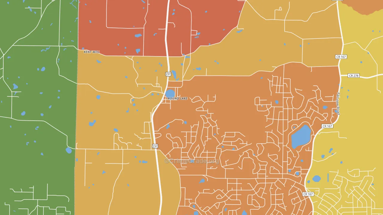 32420, FL Map of Drug-Related Crime Rates