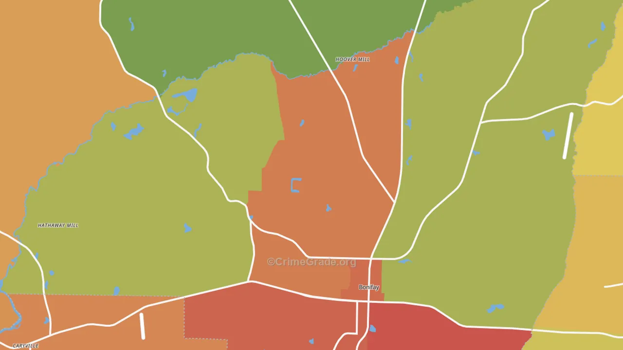 32425, FL Map of Drug-Related Crime Rates