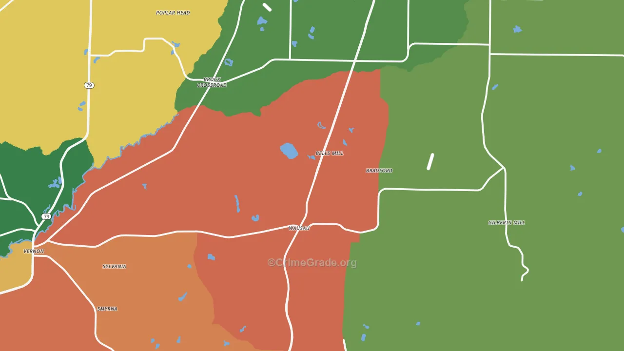 32428, FL Map of Drug-Related Crime Rates