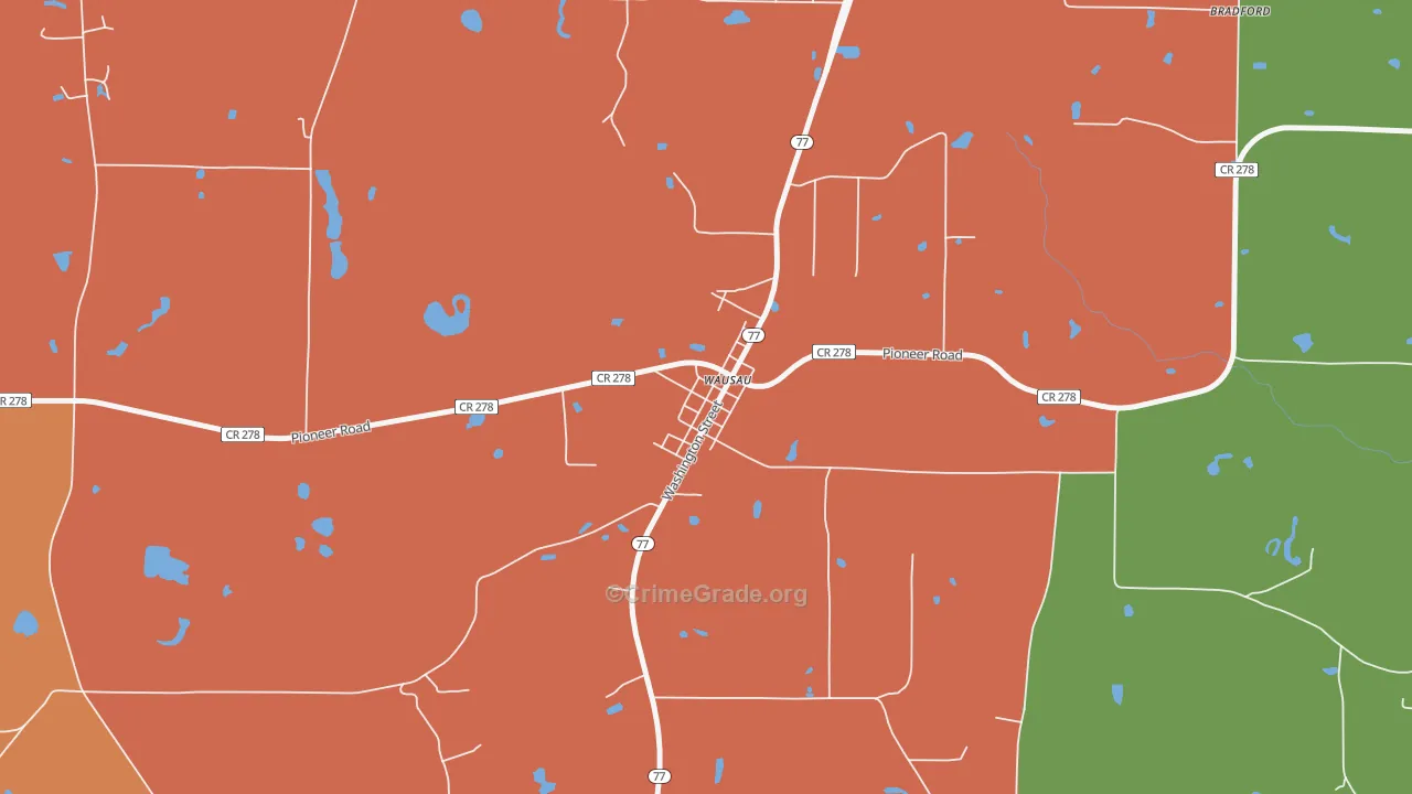 32463, FL Map of Drug-Related Crime Rates