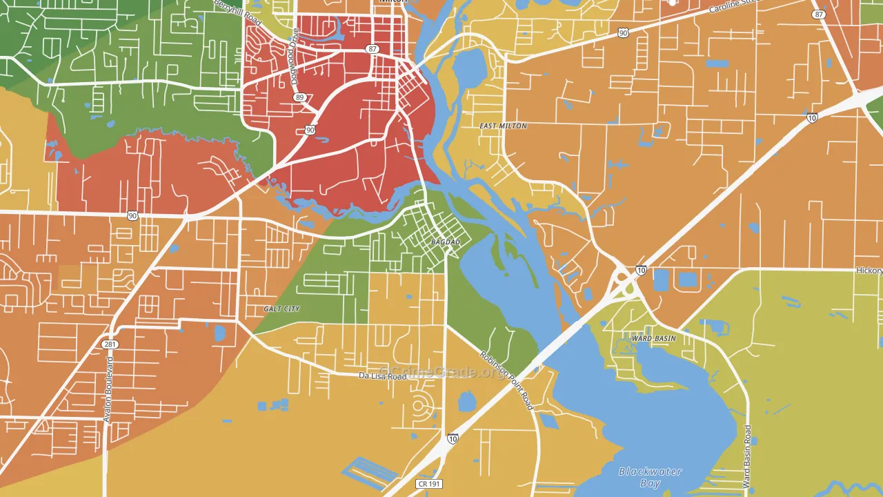 32530, FL Map of Drug-Related Crime Rates