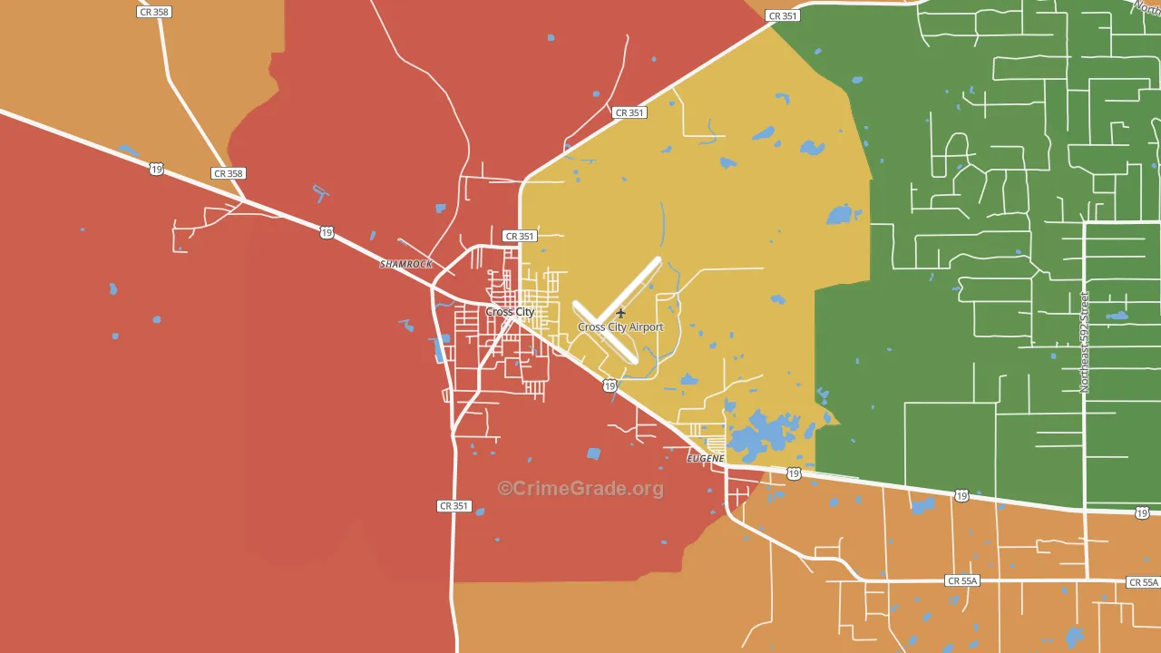32628, FL Map of Drug-Related Crime Rates