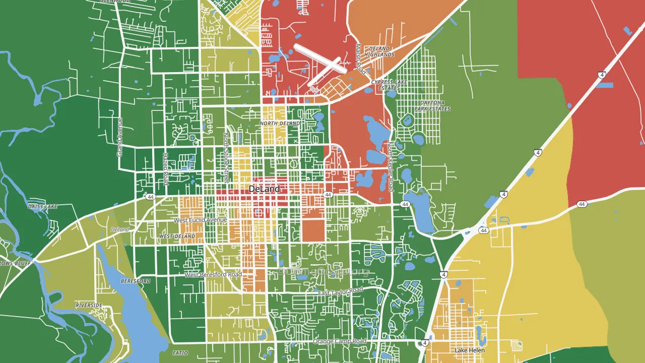 32724, FL Map of Drug-Related Crime Rates