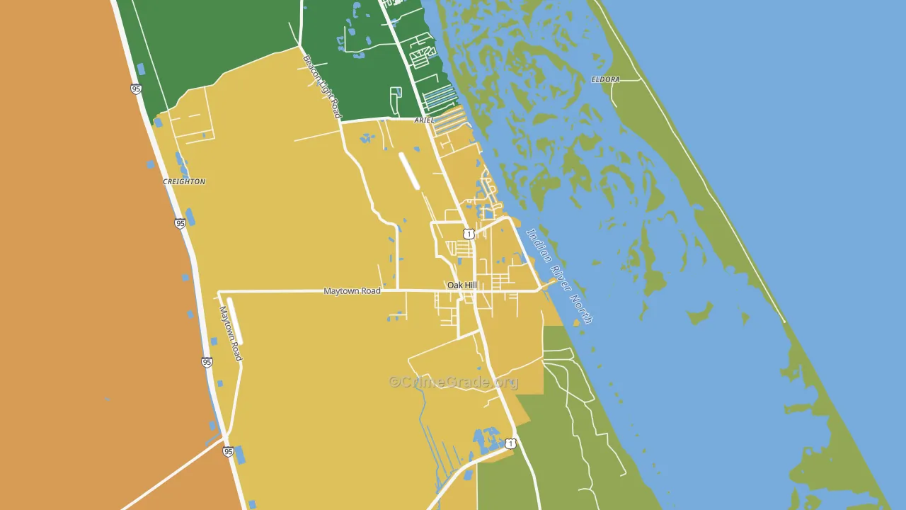 32759, FL Map of Drug-Related Crime Rates