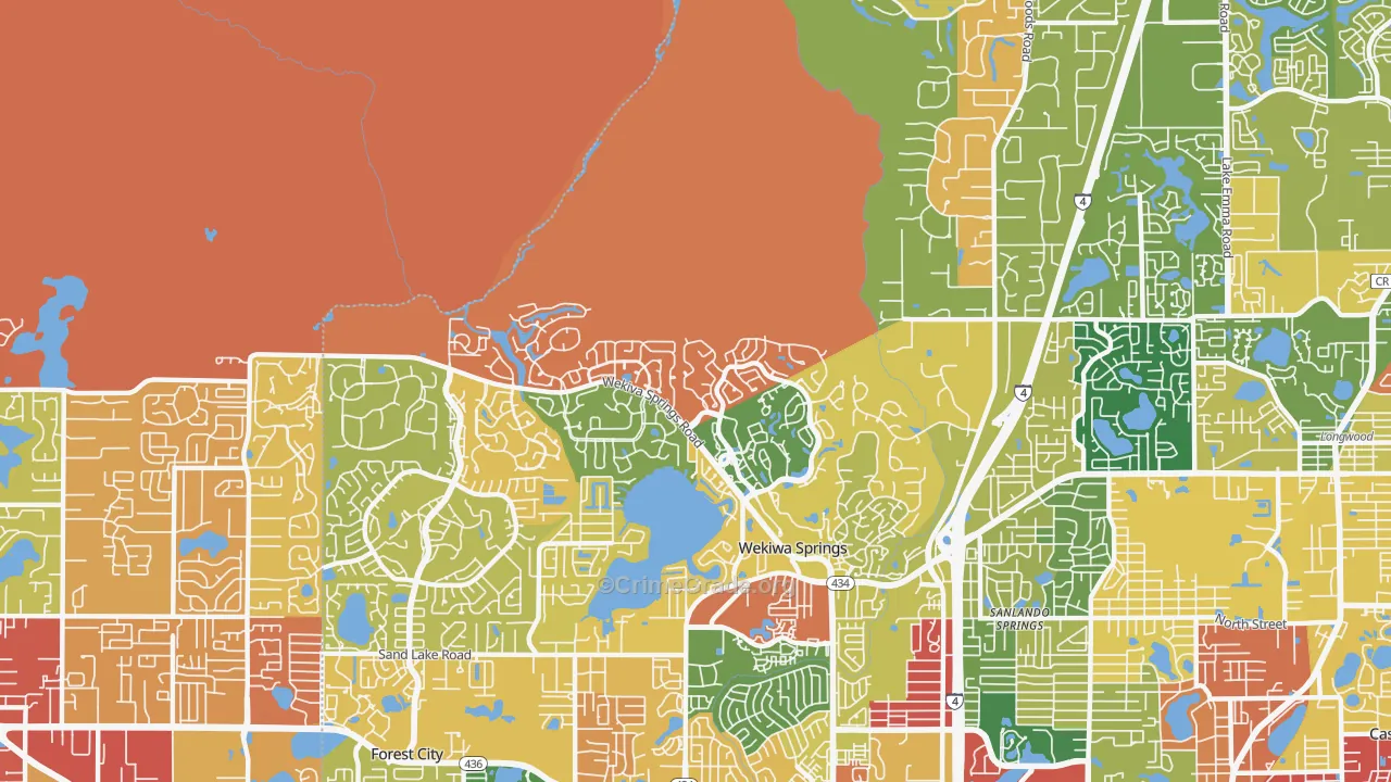 32779, FL Map of Drug-Related Crime Rates