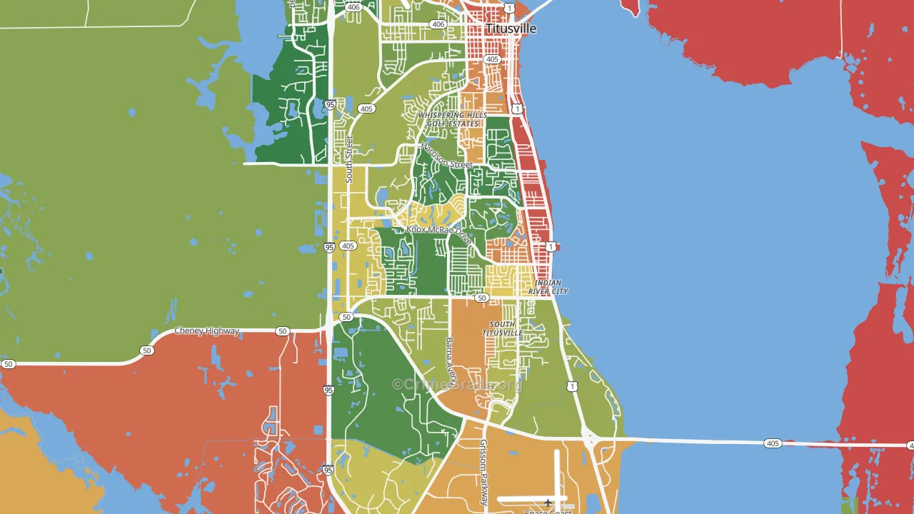 32780, FL Map of Drug-Related Crime Rates