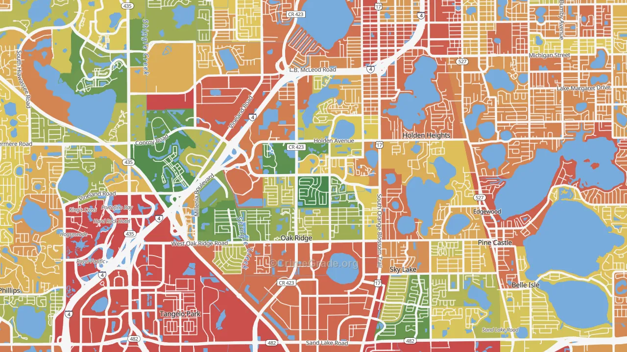 32839, FL Map of Drug-Related Crime Rates