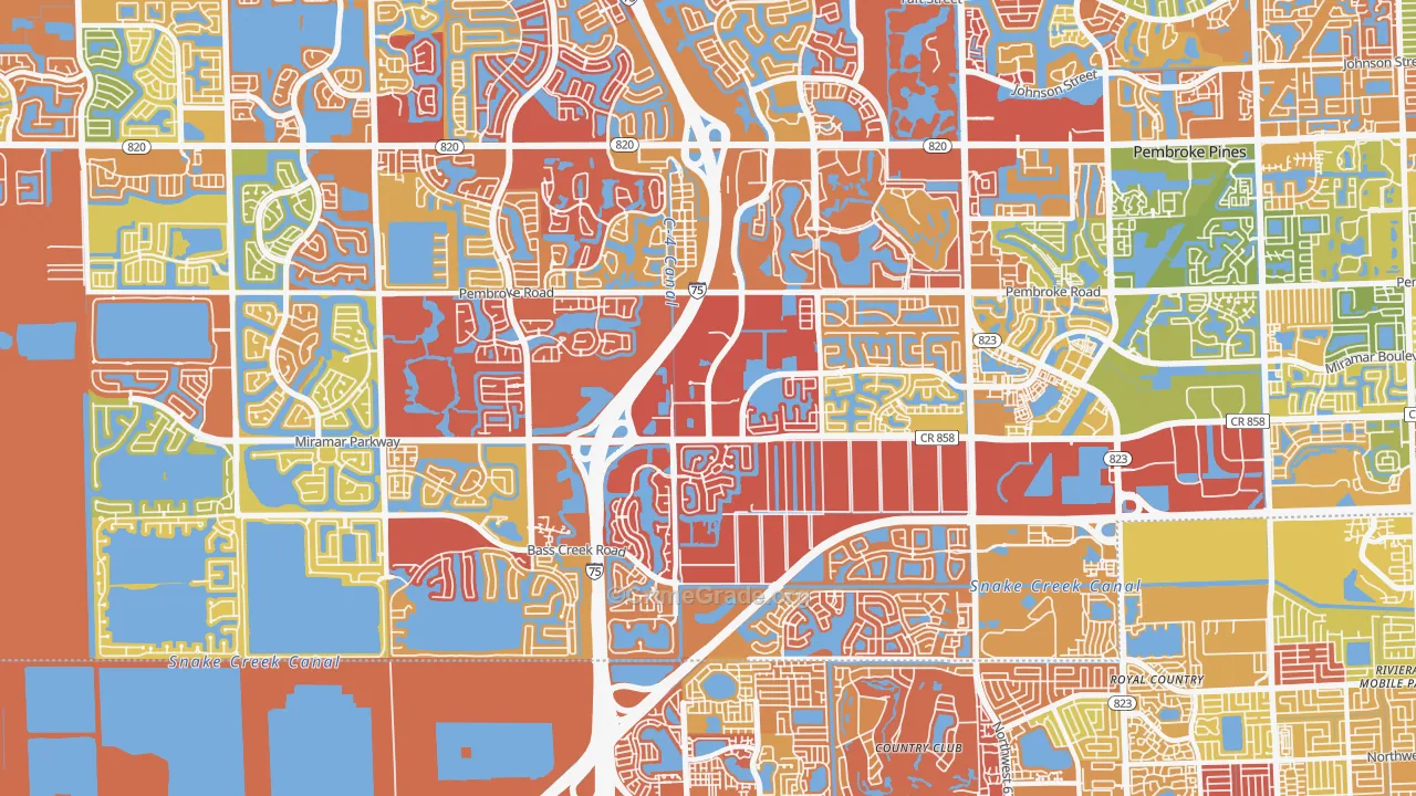 33027, FL Map of Drug-Related Crime Rates