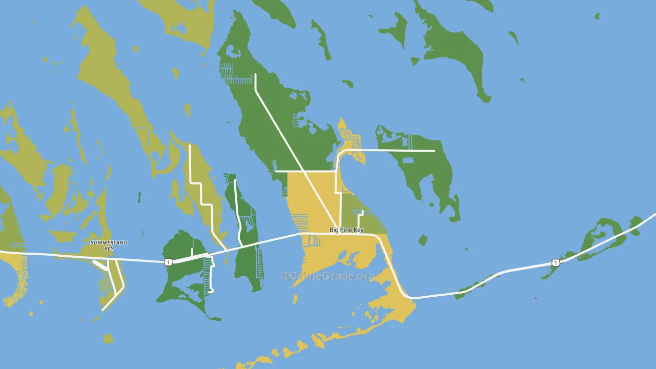 33043, FL Map of Drug-Related Crime Rates