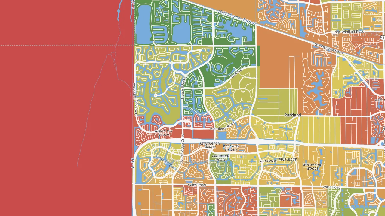 33076, FL Map of Drug-Related Crime Rates