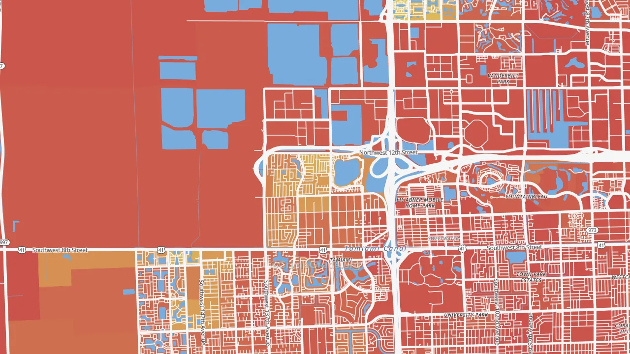 33182, FL Map of Drug-Related Crime Rates