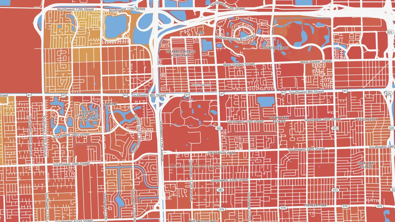 33199, FL Map of Drug-Related Crime Rates