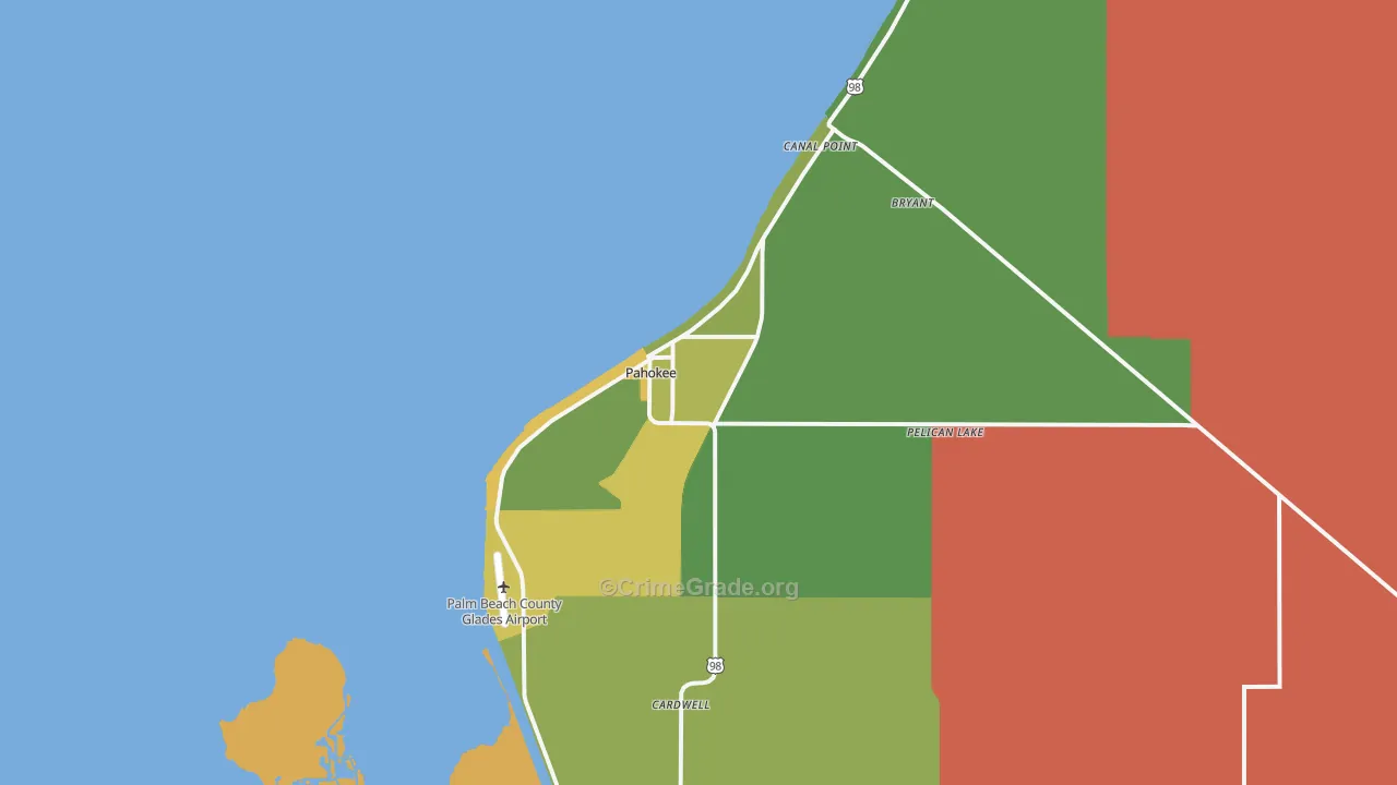 33476, FL Map of Drug-Related Crime Rates