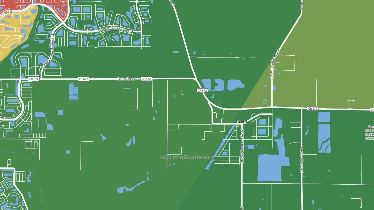 33503, FL Map of Drug-Related Crime Rates