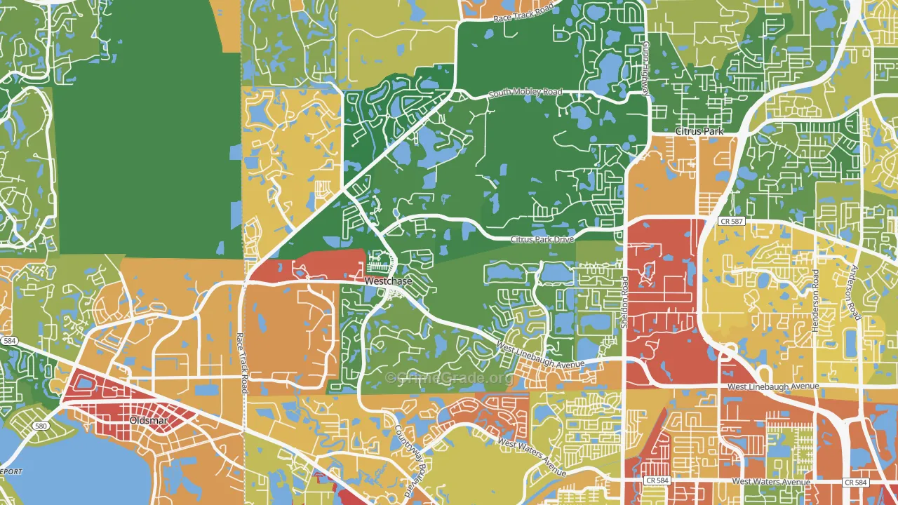 33626, FL Map of Drug-Related Crime Rates