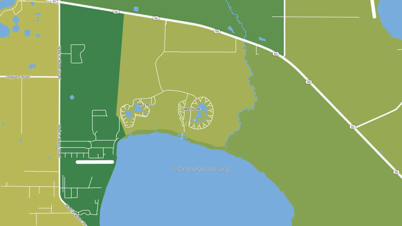 33854, FL Map of Drug-Related Crime Rates