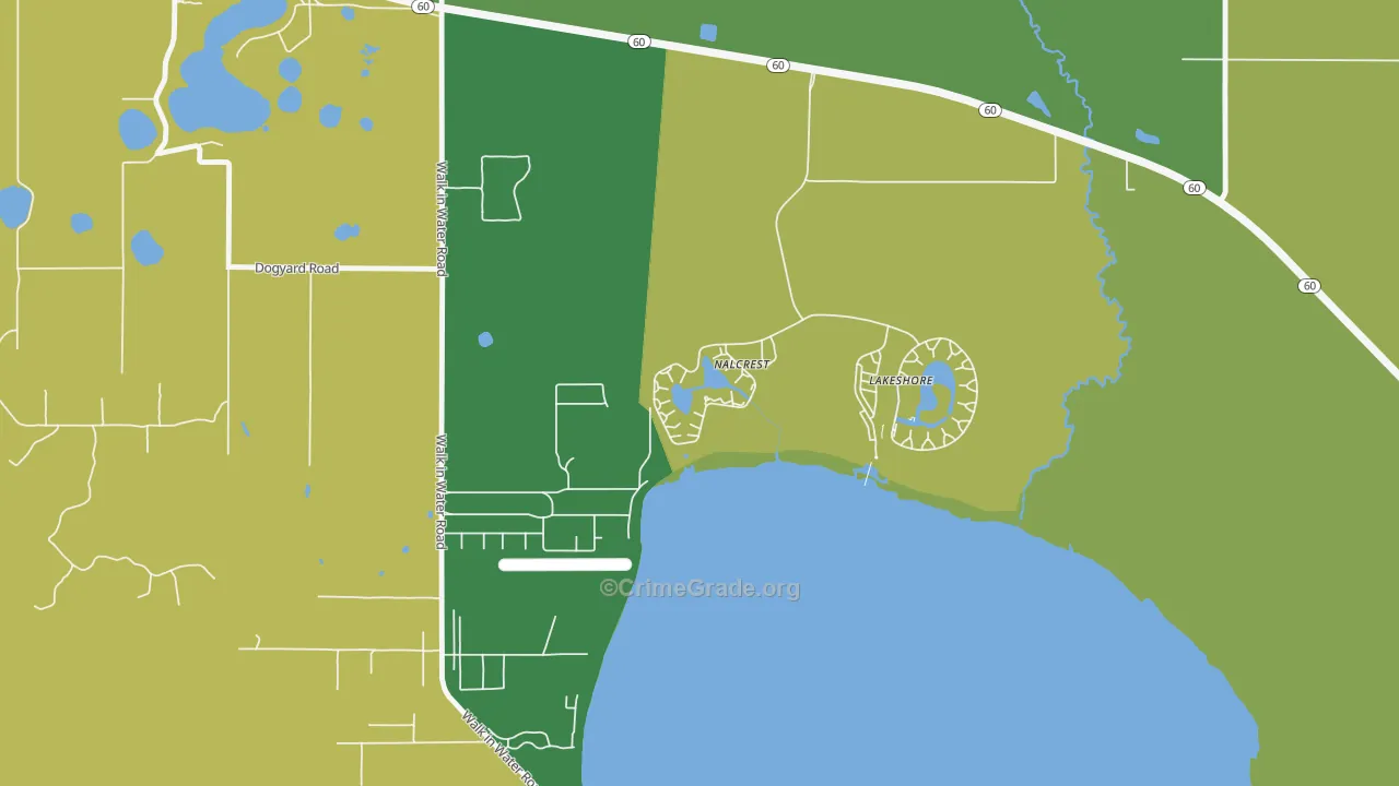 33856, FL Map of Drug-Related Crime Rates