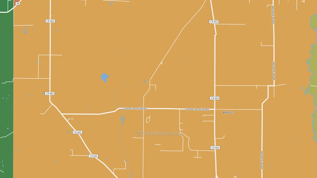 33865, FL Map of Drug-Related Crime Rates